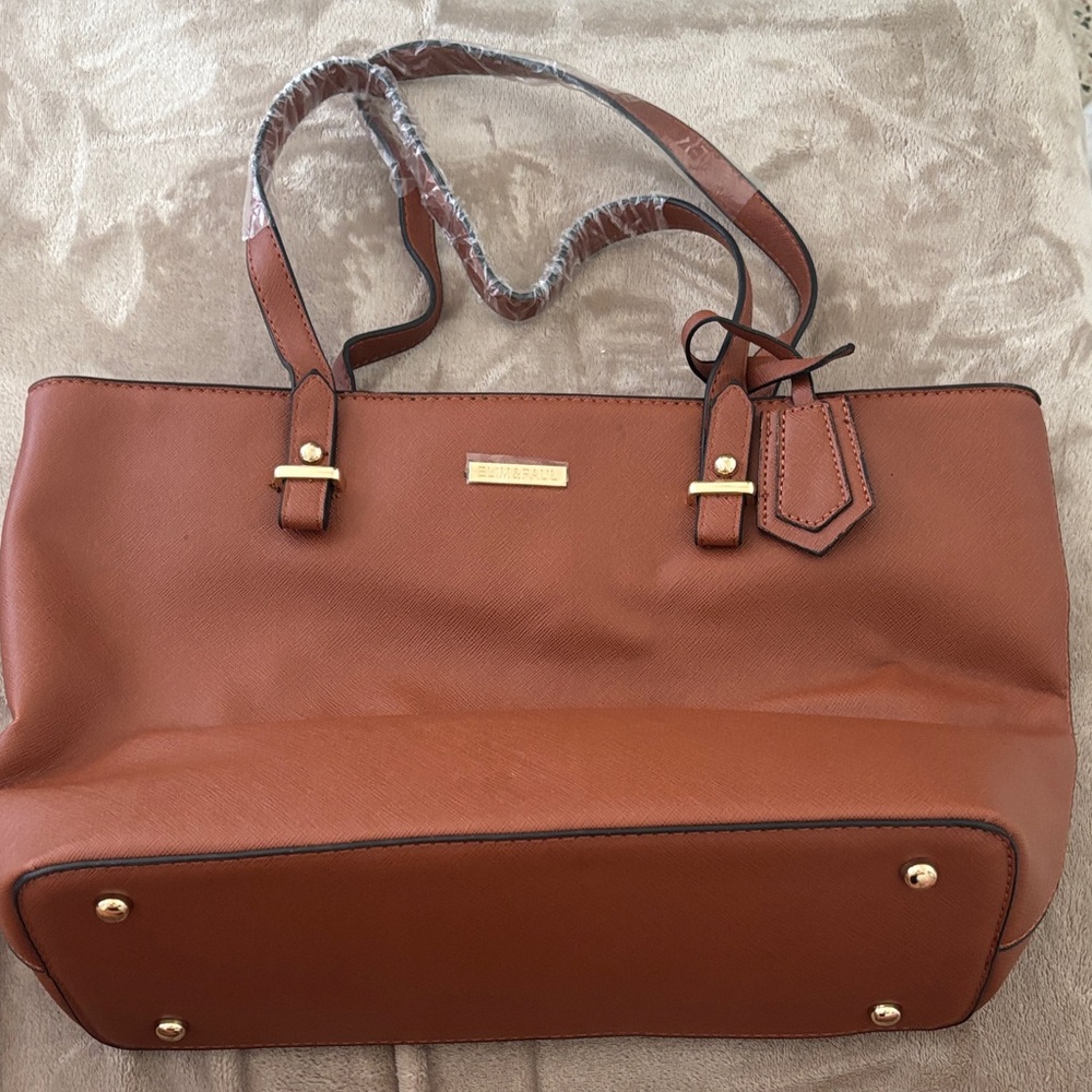 Brown Leather Tote Bag